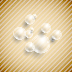 Background with transparent bubbles