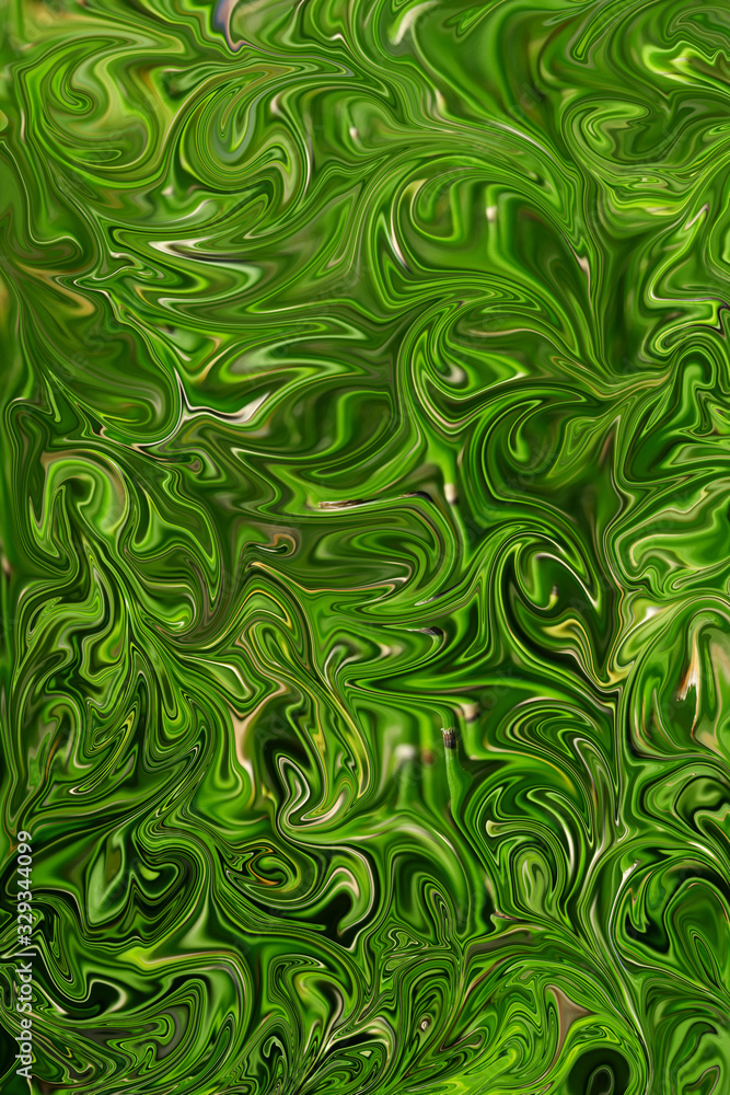 Poster abstract color background in impressionism style of multicolored liquid colors. liquid marble textur