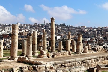 Madaba, capital de la Gobernación de Madaba en Jordania.