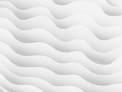 White wavy waves © Montree