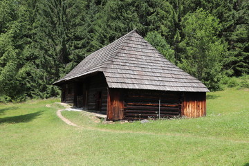 wooden houses, 