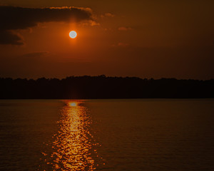 Sunset on High Rock Lake