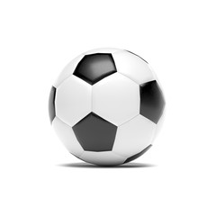 Fototapeta premium Soccer ball. 3d rendering illustration