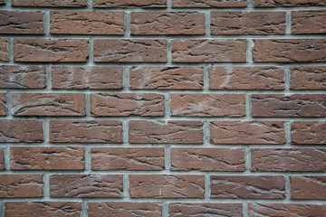 old red brick wall background