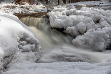 Ocqueoc Falls in Northern Michigan