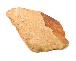 Rocks on white background