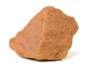 Rocks on white background