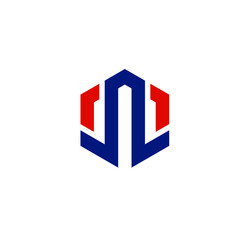 N hexagon logo