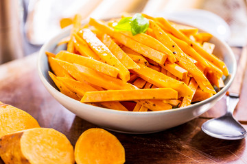 Healthy Homemade Sweet Potato Fries