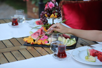 fruit variety at the table