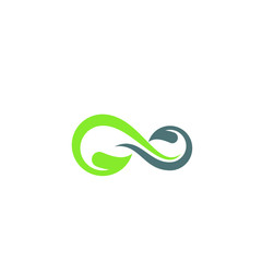 infinity leaf logo