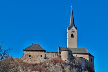 Fototapeta premium Pfarrkirche Stein im Jauntal / Kärnten / Österreich