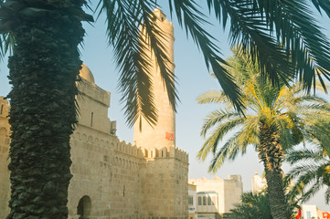 Fortress walls of medina in Sousse