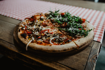 pizza, jedzenie, restauracja