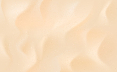 Texture of beach sand. Vector illustration with top view on realistic sea sand. - obrazy, fototapety, plakaty