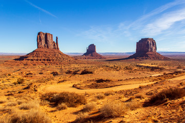 Sunny Monument Valley