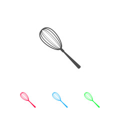 Whisk icon flat.