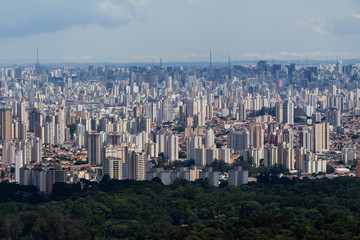 Espigão da Paulista visto da Pedra Grande