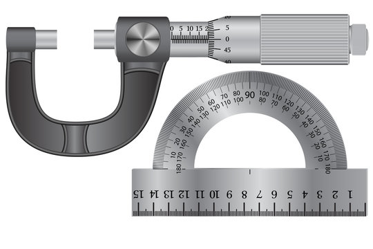 Micrometer - a tool for high-precision measurement of length, the measurement error is very small. Tools for different measurements of physical quantities