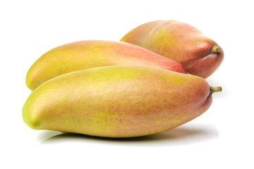 mangos on a white background 