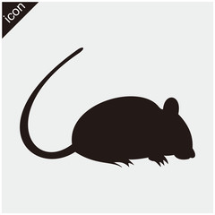rat icon vector illustration symbol