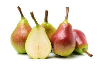 pear isolated on white background 