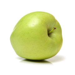 Green apple isolated on white background