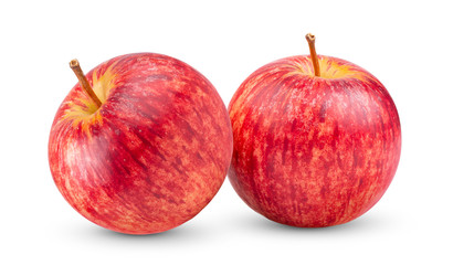 red apple isolated on white background