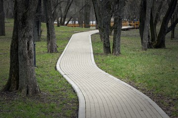 track in the park