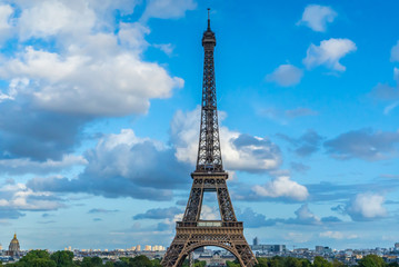 Ieiffel tower paris from far