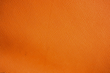 Orange Color Leather Texture Background