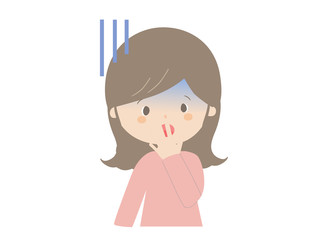 Surprised young woman
