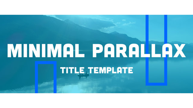 Minimal Parallax Title