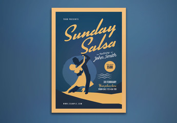 Sunday Salsa Flyer Layout