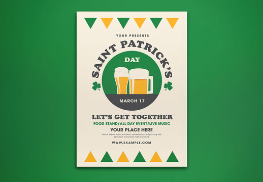 Saint Patrick's Day Flyer Layout
