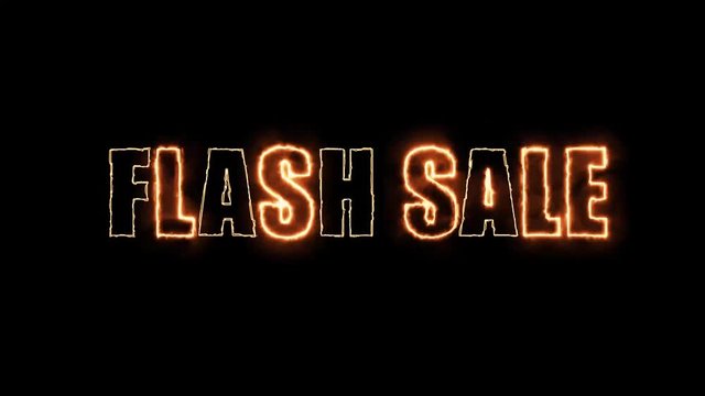 flash sale fire mark glow end offset 2 second  banner and advertisement