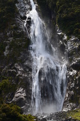 Wasserfall am Milford Sound Neuseeland S&uuml;dinsel
