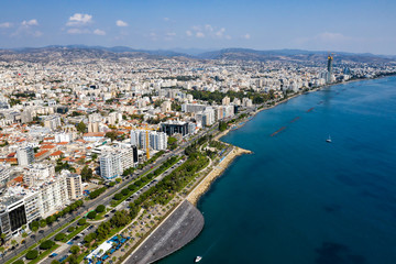 Obraz na płótnie Canvas Cyprus. View of Limassol from above