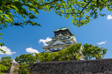 Osaka Castle in Osaka,Kansai,Japan