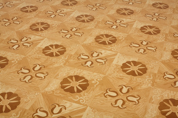 Wooden natural texture. New parquet blank. Wooden laminate floor boards background image. Home decor.