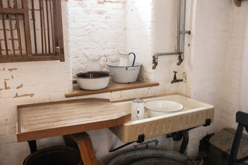 An old butler sink