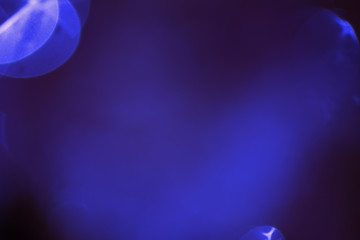 Large bokeh classic blue color