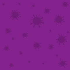 Virus. Abstract vector microbe. Computer virus, allergy bacteria, medical healthcare, microbiology concept. Disease germ, pathogen organism, infectious micro virology