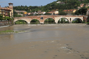Verona, Ponte Pietra, Italia