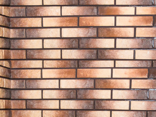 Fototapeta premium Brown brick wall
