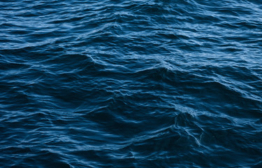 Fototapeta dark blue ocean waves obraz