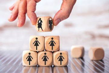 choice between businessman or businesswoman