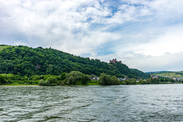 Fototapeta na wymiar Germany, Rhine Romantic Cruise, a large body of water
