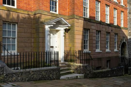 The Entrance To A Grand Victorian British Home A Typical Upper Class Home Of The Victorian Era