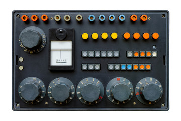 Very old black control panel